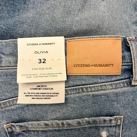 CoH Women’s Olivia High Rise Jeans Slim 29" Santorini Wash Sizes: 30 & 32 - Picture 15 of 16